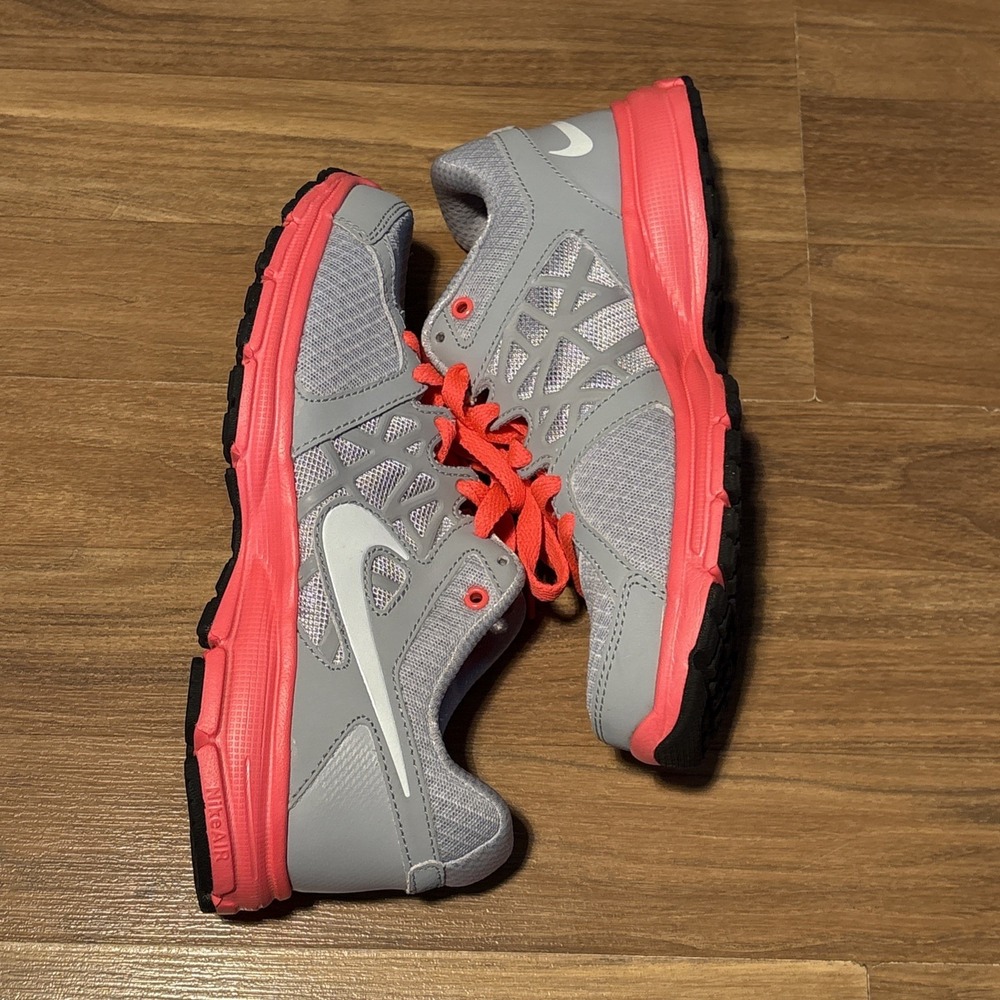Nike Air Relentless 2 Womens Running Shoes Grey Pink 512083-002 Size 6.5